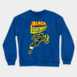 Black Lightning Crewneck Sweatshirt